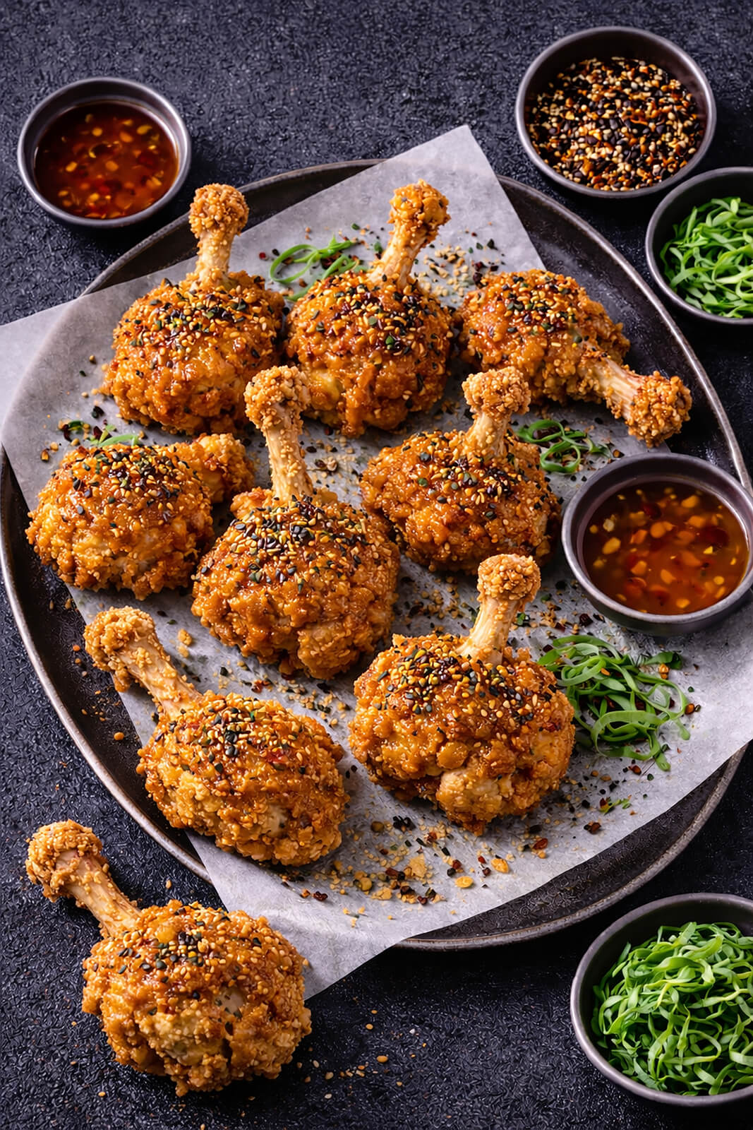 Sweet Heat Togarashi Honey Drumettes